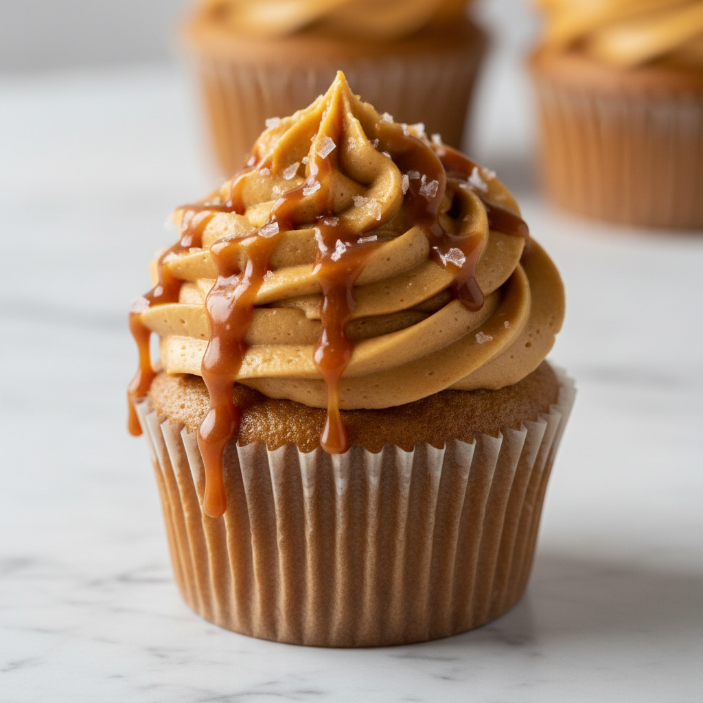 Salted Caramel Cupcake